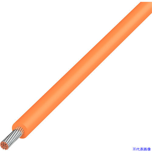 ■KYОWA UL耐熱ビニル絶縁電線 UL1007AWG20OR610M(5772488)[送料別途お見積り][法人限定][掲外取寄]