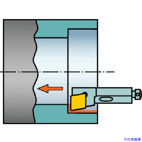 ■SANDVIK コロターン107 ポジチップ用カートリッジ(470) SCFCR08CA06(5781841)[送料別途お見積り][法人限定][掲外取寄]