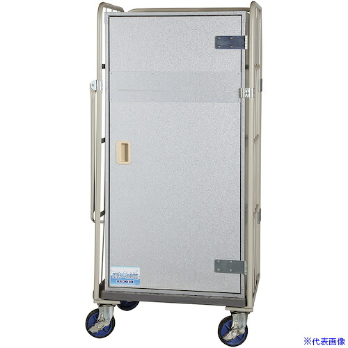■関東冷熱 カゴ車搭載用大型保冷保温庫 KRクールBOXーL 8565軽量タイプ KRLL8565K(5792146)[送料別途見積り][法人・事業所限定][掲外取寄]
