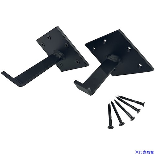 ■福井金属工芸 重量用額受 壁面用 100mm 黒 2328 2328(5797122)[送料別途お見積り][法人限定][掲外取寄]