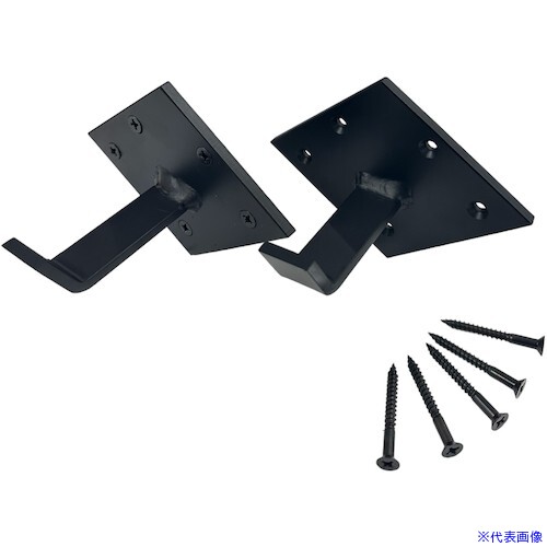■福井金属工芸 重量用額受 壁面用 70mm 黒 2325 2325(5798602)[送料別途お見積り][法人限定][掲外取寄]