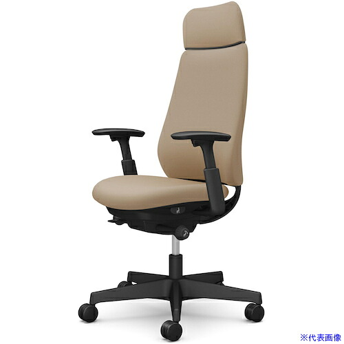 ■OKAMURA ポータム,可動肘,背クッション,EXスタンダードタイプ,ブラックボディ,ハンガー無,ランバー無,ナイロンキャスター CF87XRFSF7(5843780)[送料別途お見積り][法人限定][外直送]