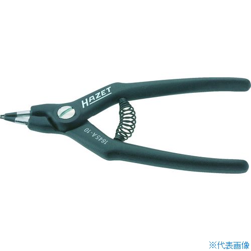 ■HAZET スナップリングプライヤー(軸用) 1845A10(5844037)