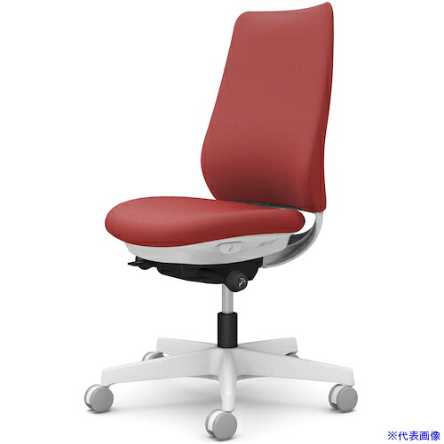 ■OKAMURA ポータム,肘なし,背クッション,スタンダードタイプ,ホワイトボディ,ハンガー無,ランバー無,ナイロンキャスター CF13XWFSF9(5846534)[送料別途お見積り][法人限定][外直送]