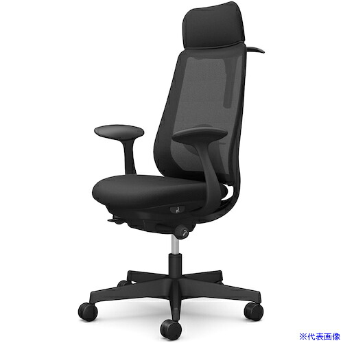 ■OKAMURA ポータム,固定肘,背メッシュ,EXスタンダードタイプ,ブラックボディ,ハンガー有,ランバー有,ナイロンキャスター CF26XSFKA1(5848180)[送料別途お見積り][法人限定][外直送]