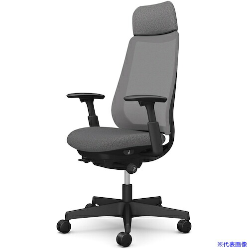 ■OKAMURA ポータム,可動肘,背メッシュ,EXスタンダードタイプ,ブラックボディ,ハンガー無,ランバー無,ウレタンキャスター CF85ZRF1K0(5859323)[送料別途お見積り][法人限定][外直送]