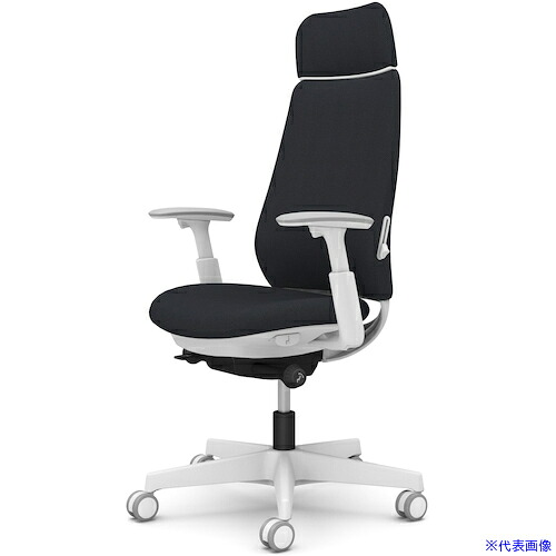 ■OKAMURA ポータム,可動肘,背クッション,EXスタンダードタイプ,ホワイトボディ,ハンガー無,ランバー有,ウレタンキャスター CF87ZZFRU1(5859443)[送料別途お見積り][法人限定][外直送]