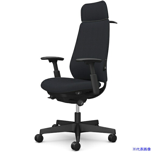 ■OKAMURA ポータム,可動肘,背クッション,EXスタンダードタイプ,ブラックボディ,ハンガー有,ランバー有,ナイロンキャスター CF88XSFRU1(5859482)[送料別途お見積り][法人限定][外直送]