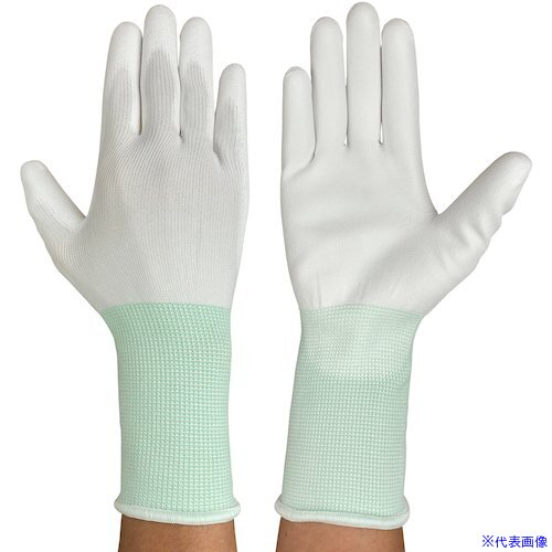 ■WINCESS 異物対策用手首ロングウレタン背抜き手袋Lサイズ10双X30袋入り NX61305L300P(5861025)[送料別途お見積り][法人限定][掲外取寄]