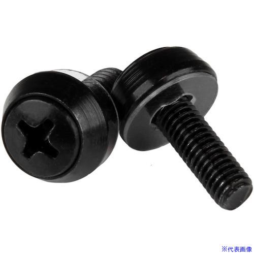 ■StarTech サーバーラック金具/ネジ/M5/12mm/50個入り/ブラック/IT AV ネットワーク機器 ラック用 CABSCREWSB(5944509)[法人限定][外直送元]
