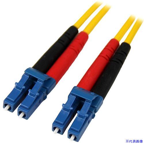 ■StarTech 光ファイバーケーブル/7m/OS1準拠/9/125/LC－LC/LSZH/イエロー/シングルモード光パッチコード SMFIBLCLC7(5944569)[法人限定][外直送元]