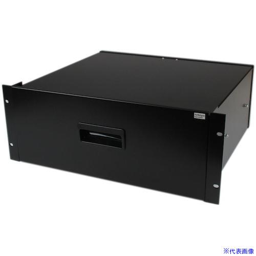 ■StarTech サーバーラック引き出し/4U/19インチ/耐荷重25kg/キャビネットケース/ネットワーク機器 ラック用ドロワー 4UDRAWER(5944578)[法人限定][外直送元]