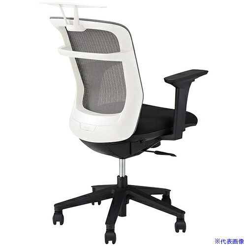 ■NAIKI 事務用チェア 背：グレー/座：ブラック 可動肘付 ハンガー付 PAEN511FAHTGLB(5978613)[送料別途お見積り][法人限定][掲外取寄]｜ファーストFACTORY