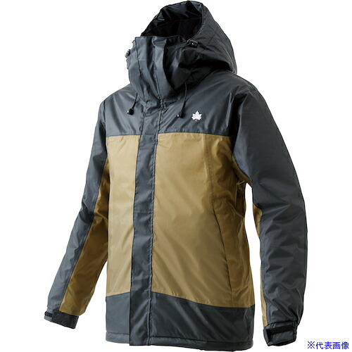 ■Atackbase 防水防寒スーツシーレーン カーキ3L 30377005005(6029528)[送料別途見積り][法人・事業所限定][外直送]