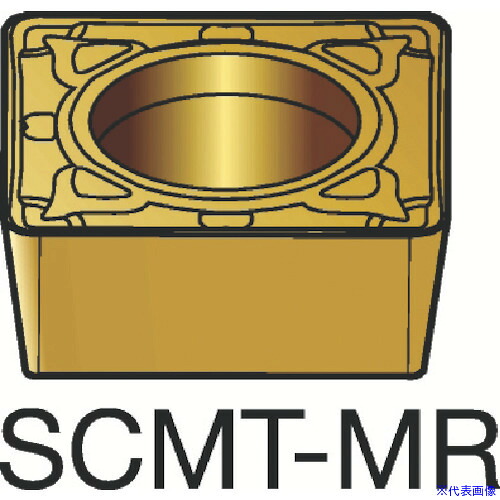 ■SANDVIK コロターン107 旋削用ポジチップ(120) 2035 SCMT120412MR(2035)(6076149)×10[送料別途お見積り][法人限定][掲外取寄]