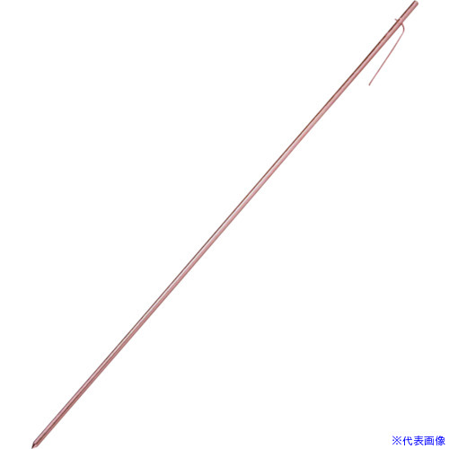 ■日動電工 アース棒 10&times;900 メッキ(M09S) M09S(6091372)&times;25[送料別途お見積り][法人限定][外直送]｜ファーストFACTORY