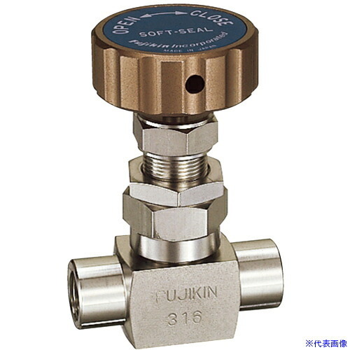 ■Fujikin SUS鋼製ディスクバルブ 4.9MPa FUD－15 FINE series PURE FUD15C(6096437)[送料別途お見積り][法人限定][外直送]