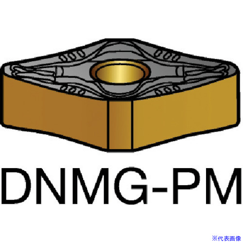 ■SANDVIK T－Max P 旋削用ネガチップ(110) 1525 DNMG150408PM(1525)(6096760)×10[送料別途お見積り][法人限定][掲外取寄]