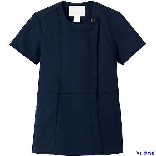 ■FOLK レディスジップスクラブ 7101SC ダークネイビー LL 7101SC17LL(6214136)[送料別途お見積り][法人限定][掲外取寄]