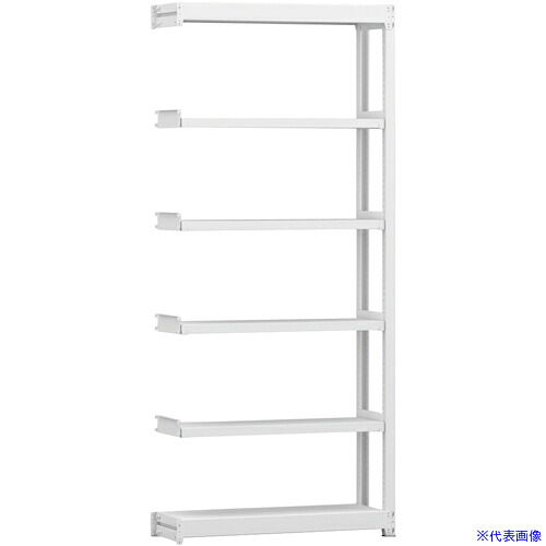 ■金剛 中軽量棚BLL 連結単式1連 有効5段 900X300X2100 BLL371306SAR(6270598)[送料別途お見積り][法人限定][外直送]