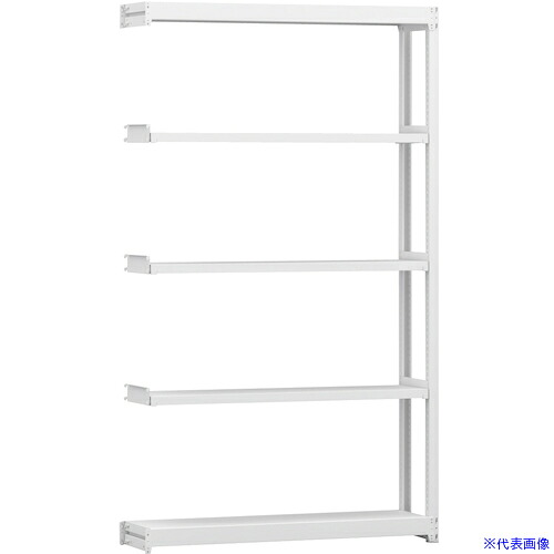 ■金剛 中軽量棚BLL 連結単式1連 有効4段 1200X300X2100 BLL471305SAR(6270608)[送料別途お見積り][法人限定][外直送]