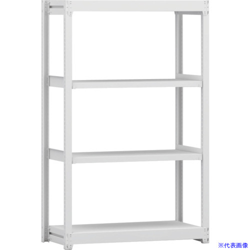 ■金剛 中軽量棚BLL 基本単式1連 有効3段 900X450X1500 BLL351454SOR(6275477)[送料別途お見積り][法人限定][外直送]｜ファーストFACTORY