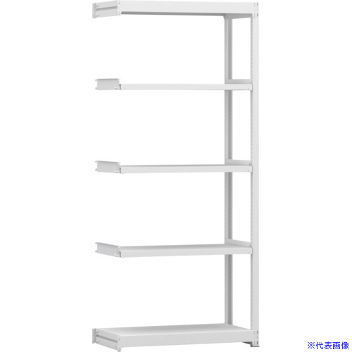 ■金剛 中軽量棚BLL 連結単式1連 有効4段 900X450X2100 BLL371455SAR(6275496)[送料別途お見積り][法人限定][外直送]
