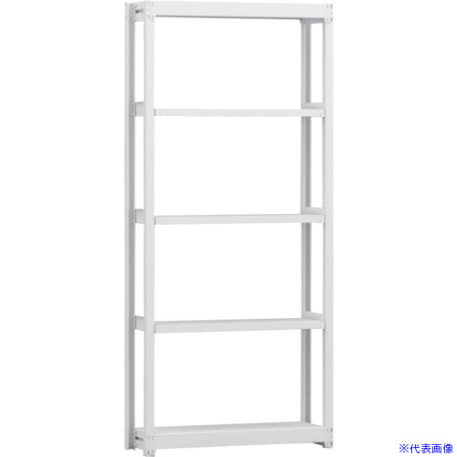 ■金剛 中軽量棚BLL 基本単式1連 有効4段 900X300X2100 BLL371305SOR(6294433)[送料別途お見積り][法人限定][外直送]｜ファーストFACTORY 31,031円