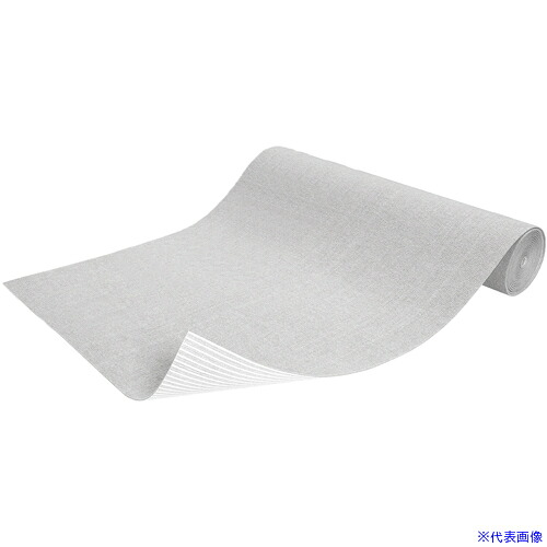 ■サンコー おくだけ吸着ロングマット90&times;600cm KP50(6347417)[送料別途お見積り][法人限定][掲外取寄]｜ファーストFACTORY