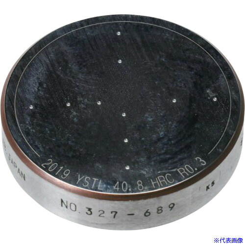 ■山本科学工具 硬さ基準片 HRC ロックウェルC HRC40(6453501)|ファーストFACTORY