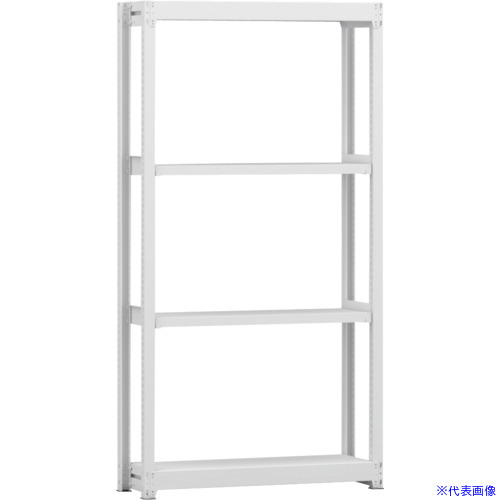 ■金剛 中軽量棚BLM 基本 有効3段 900&times;300&times;1800 BLM361304SOR(6523834)[送料別途お見積り][法人限定][外直送]｜ファーストFACTORY