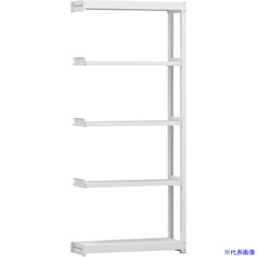 ■金剛 中軽量棚BLM 連結 有効4段 900&times;300&times;2100 BLM371305SAR(6523877)[送料別途お見積り][法人限定][外直送]｜ファーストFACTORY