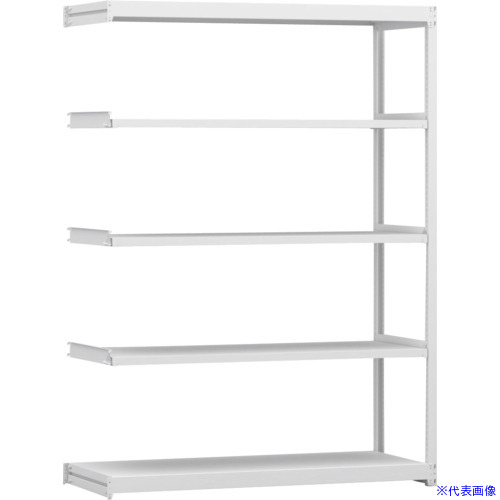 ■金剛 中軽量棚BLM 連結 有効4段 1500×600×2100 BLM571605SAR(6523908)[送料別途お見積り][法人限定][外直送]