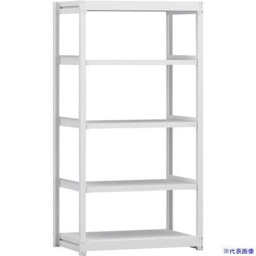 ■金剛 中軽量棚BLM 基本 有効4段 900×600×1800 BLM361605SOR(6525443)[送料別途お見積り][法人限定][外直送]