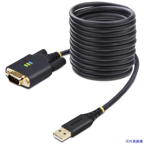 ■StarTech USB － シリアル変換ケーブル/USB 2.0/3m/1ポート/COM保持機能/ESD保護/DB9シリアルコンバーター 1P10FFCUSBSERIAL(6527560)[法人限定][外直送元]