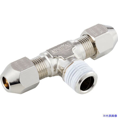 ■Fujikin 黄銅製リングジョイント継手_2.94MPa_RTS RTS10CR(6533552)[送料別途お見積り][法人限定][外直送]