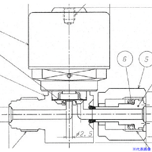 ■Fujikin SUS鋼製自動ダイレクトダイヤフラムバルブ＿1MPa＿FPR-NSD-71 FPRNSD716.353(6535202)[送料別途お見積り][法人限定][外直送]