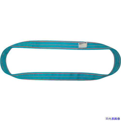 ■TESAC ブルースリング(JIS4等級・エンドレス形)荷重20.0t 全長4.25m 4N250X4.25(6536600)[法人・事業所限定][外直送元]