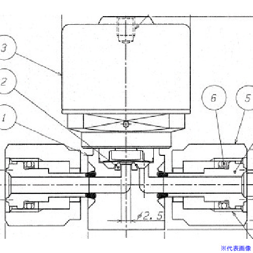 ■Fujikin SUS鋼製自動ダイレクトダイヤフラムバルブ＿1MPa＿FP-NSD-71 FPNSD716.352(6538337)[送料別途お見積り][法人限定][外直送]