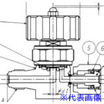 ■Fujikin SUS鋼製ダイレクトダイヤフラムバルブ_1MPa_FUND&minus;71G FUND71G6.353(6539882)[送料別途お見積り][法人限定][外直送]｜ファーストFACTORY