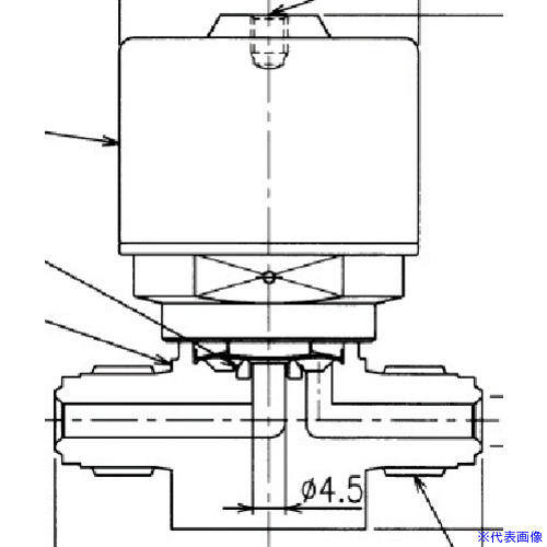 ■Fujikin SUS鋼製自動ダイレクトダイヤフラムバルブ_1MPa_FPR&minus;ND&minus;71 FPRND716.35G(6539893)[送料別途お見積り][法人限定][外直送]｜ファーストFACTORY