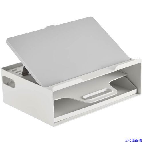 ■KING JIM ノートPCスタンド ポータブルワークベース ノッテオン シロ WB10W(6541647)[送料別途お見積り][法人限定][掲外取寄]