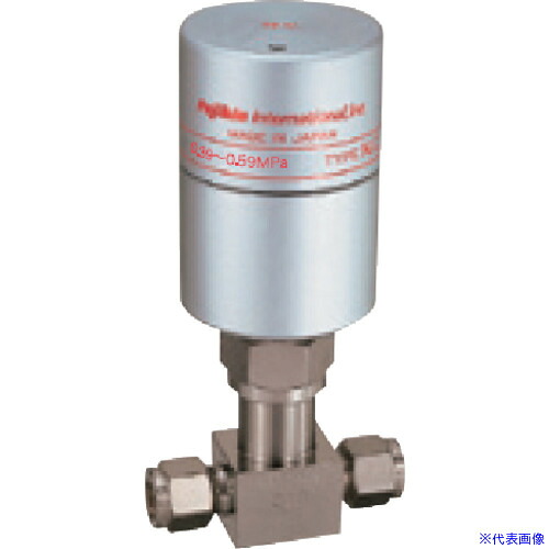 ■Fujikin SUS鋼製自動ベローズバルブ＿16.2MPa＿FPR-UBF-916 FPRUBF9166.35(6543055)[送料別途お見積り][法人限定][外直送]