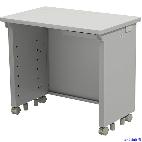 ■SANWA eデスク(グレー)W800×D500×H700 EDSK8050GY(6543210)[法人限定][外直送元]