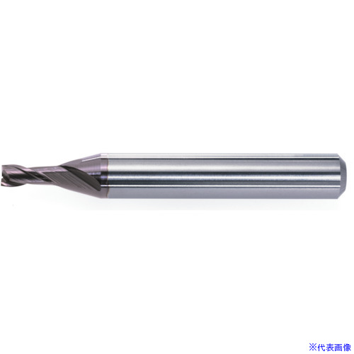■三菱K 2枚刃エムスター汎用 超硬スクエアエンドミルミディアム刃長(M)9.5mm MS2MSD0950(6577806)[送料別途お見積り][法人限定][掲外取寄]｜ファーストFACTORY