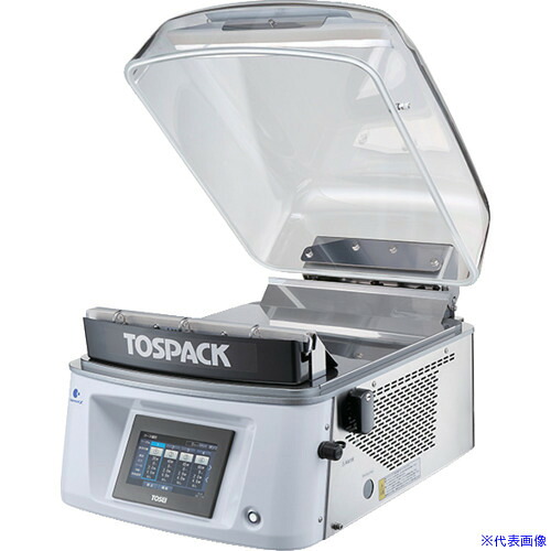 ■TOSEI 卓上型真空包装機 ガス封入機能付(タッチパネルタイプ) V－493G V493G(6592726)[送料別途お見積り][法人限定][直送]