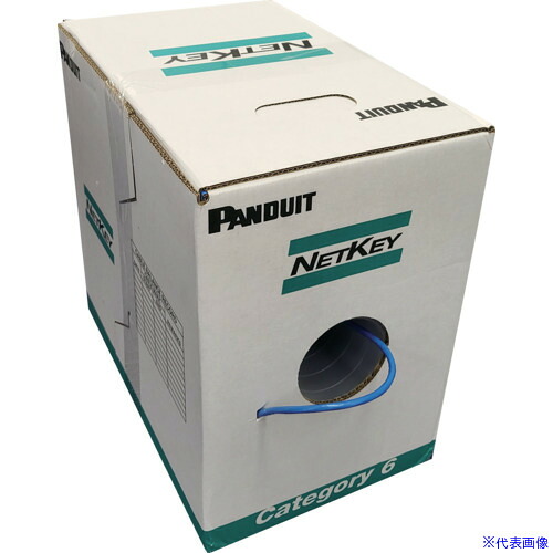 ■PANDUIT LANケーブル NetKeyTM Cat6 UTPケーブル 青 NUV6C04BU−VE NUV6C04BUVE(6608730)|ファーストFACTORY