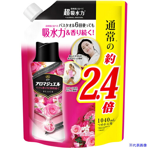 ■P＆G 洗濯ビーズ レノア アロマジュエル 香り付け専用ビーズ アンティークローズ＆フローラル つめかえ用 特大 1040ml 242143(6609517)×7[送料別途お見積り][法人限定][掲外取寄]