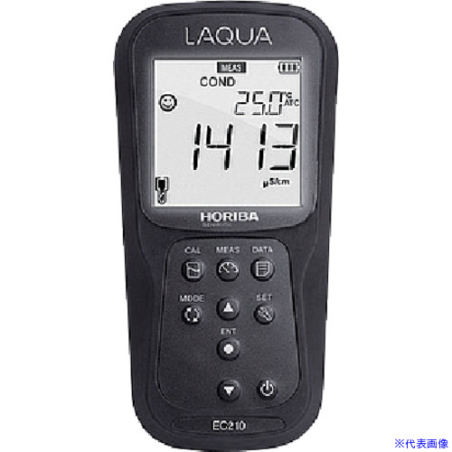 ■堀場 ポータブル電気伝導率計 D-210C D210C(6622199)[送料別途お見積り][法人限定][掲外取寄]