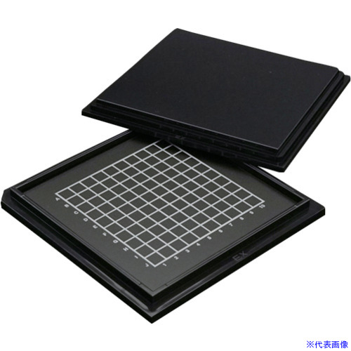 ■EXSEAL 精密デバイス搬送ケース ゲルベース4インチ 黒 メッシュE7 10個入 GC0016051(6625388)[送料別途見積り][法人・事業所限定][掲外取寄]｜ファーストFACTORY